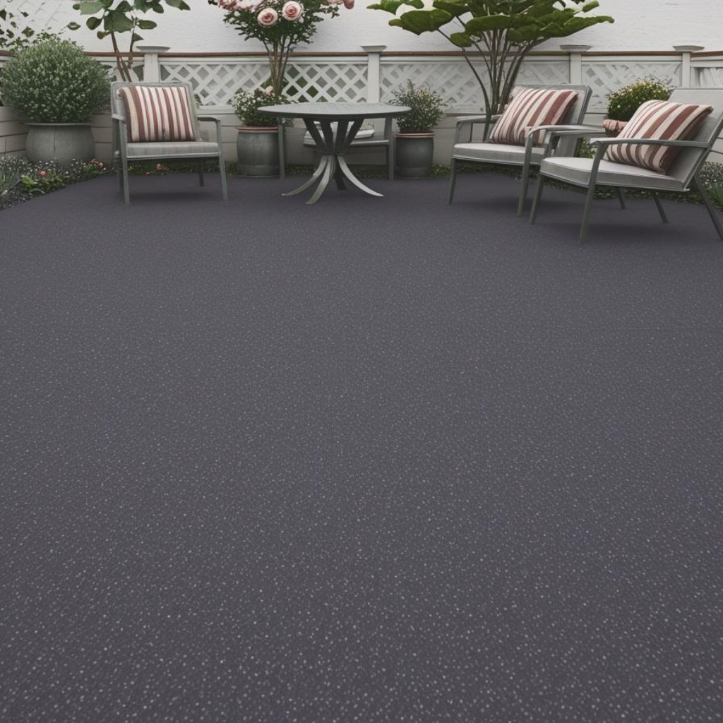 Black Resin Patio in Blacon