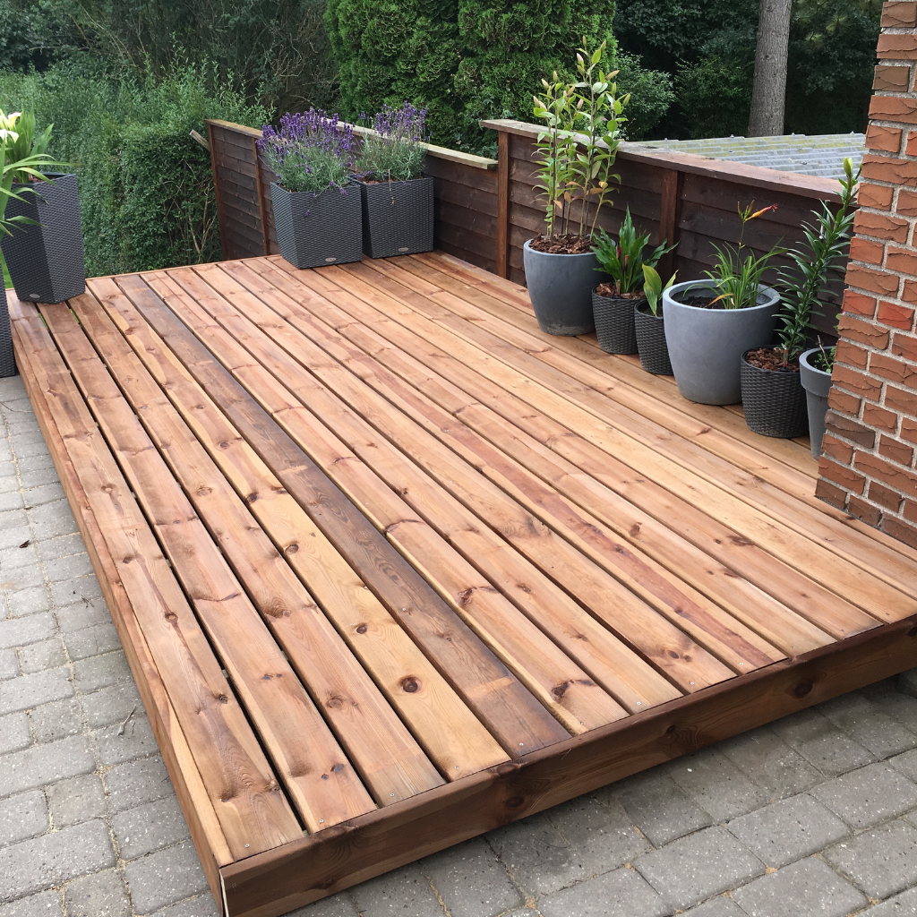Patio Decking in Blacon