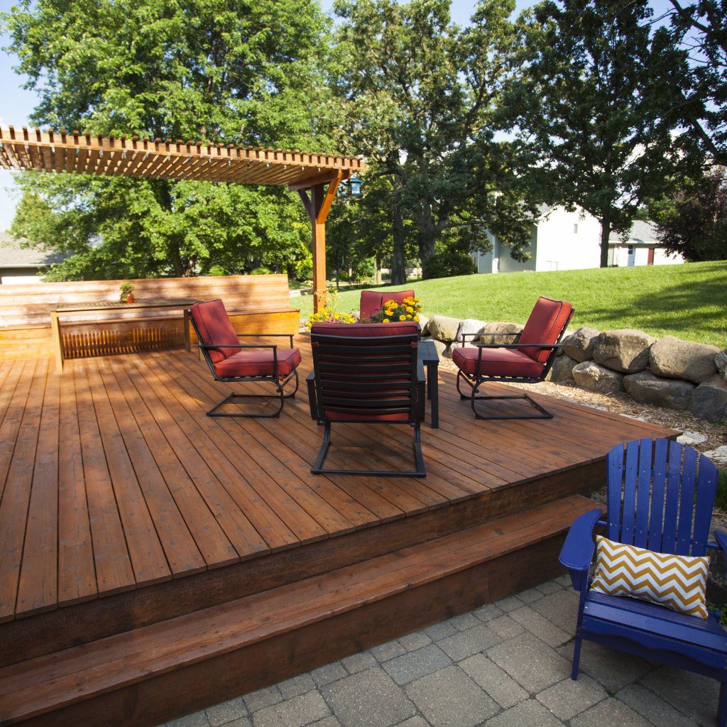 Wooden Patio in Blacon
